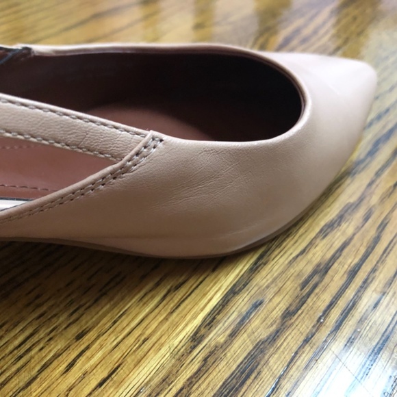 Cole Haan Leather Slingbacks Nude Heels sz 7.5B - Picture 3 of 14
